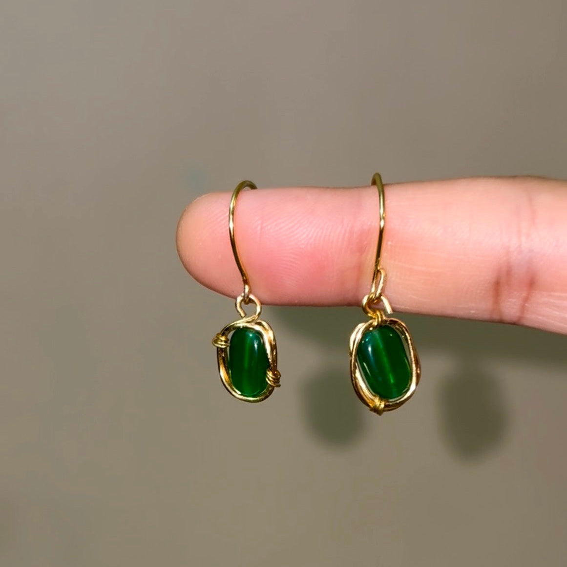 Emerald Moment Earrings