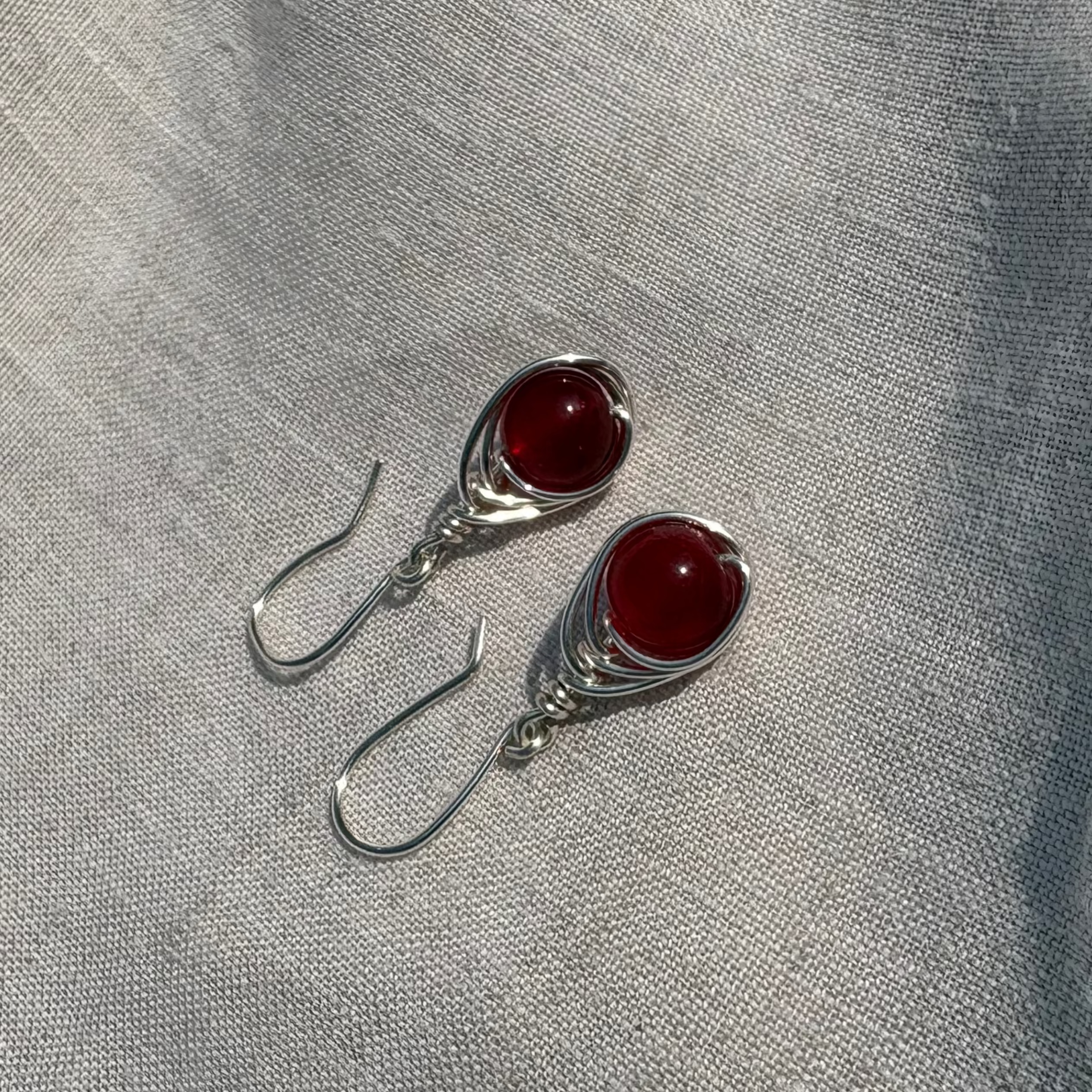 Silver Swirl Earrings