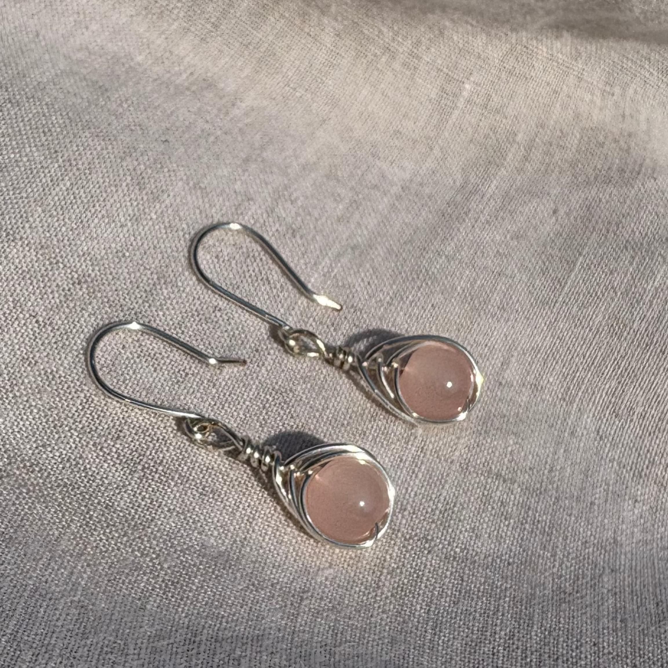 Silver Swirl Earrings