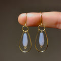 Lavender Drop Earrings