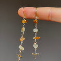 Tangerine Thread Earrings